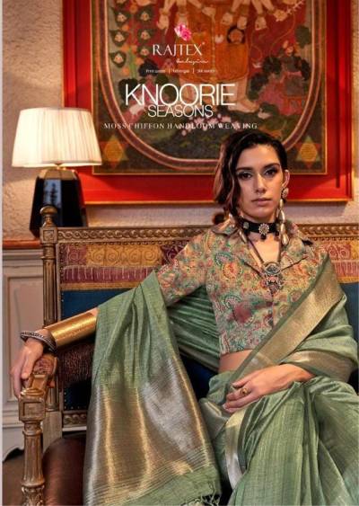RAJTEX KNOORIE SEASONS 394001 TO 394006 WEAVING SAREE WHOLESALER IN INDIA